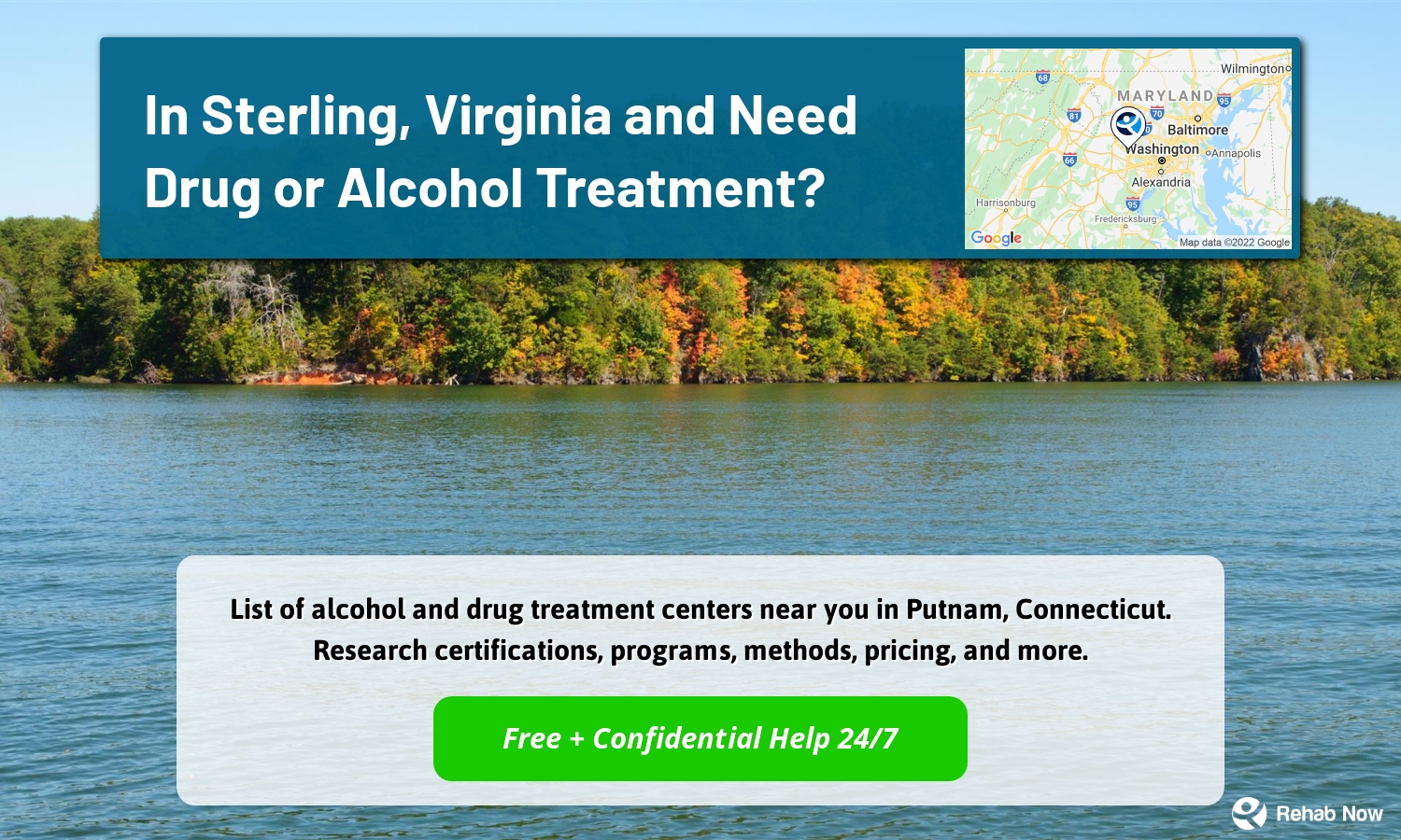 List of alcohol and drug treatment centers near you in Putnam, Connecticut. Research certifications, programs, methods, pricing, and more.