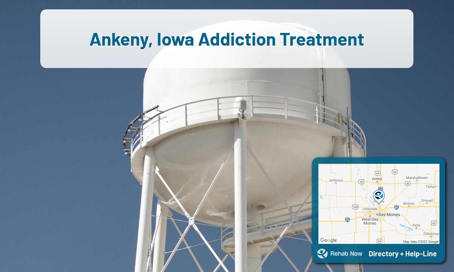 Ankeny, IA Treatment Centers. Find drug rehab in Ankeny, Iowa, or detox and treatment programs. Get the right help now!