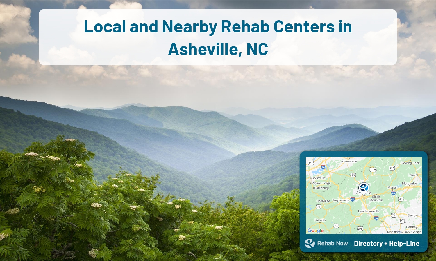 Asheville, NC Treatment Centers. Find drug rehab in Asheville, North Carolina, or detox and treatment programs. Get the right help now!