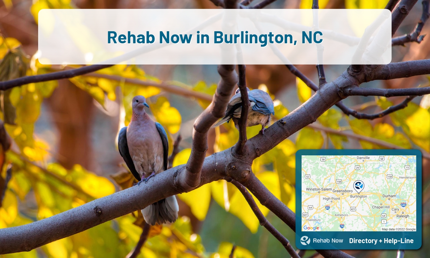 Find drug rehab and alcohol treatment services in Burlington. Our experts help you find a center in Burlington, North Carolina