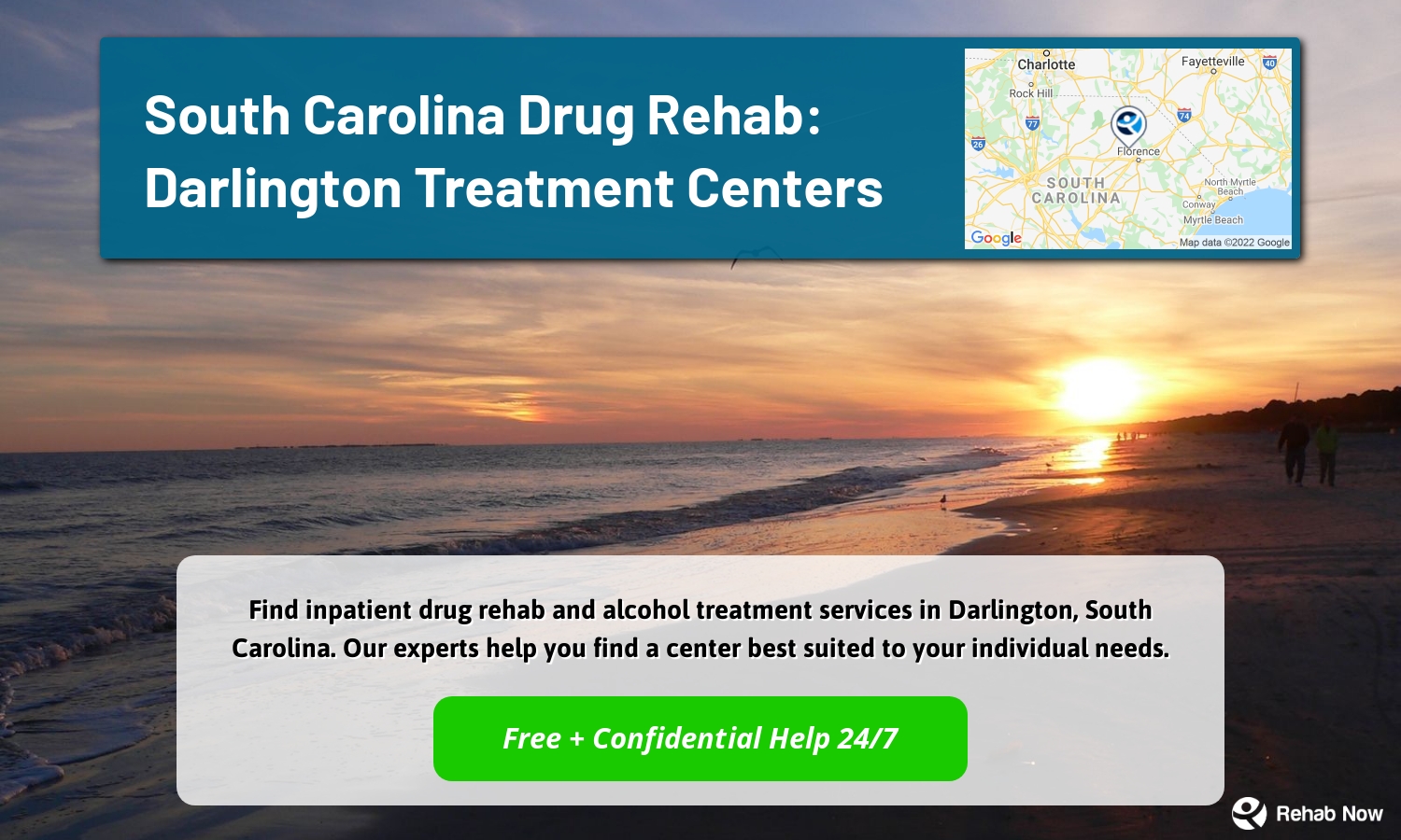 Find inpatient drug rehab and alcohol treatment services in Darlington, South Carolina. Our experts help you find a center best suited to your individual needs.