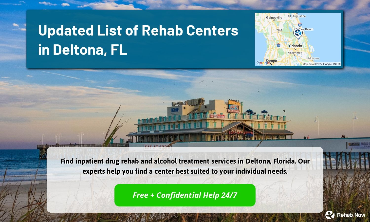 Find inpatient drug rehab and alcohol treatment services in Deltona, Florida. Our experts help you find a center best suited to your individual needs.