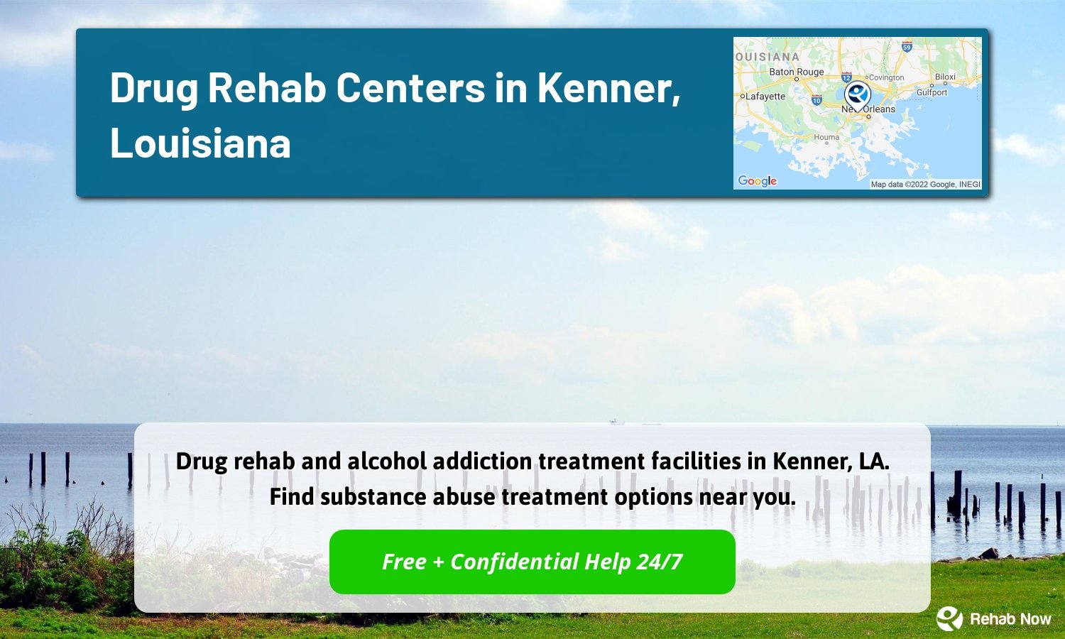 Drug rehab and alcohol addiction treatment facilities in Kenner, LA. Find substance abuse treatment options near you.