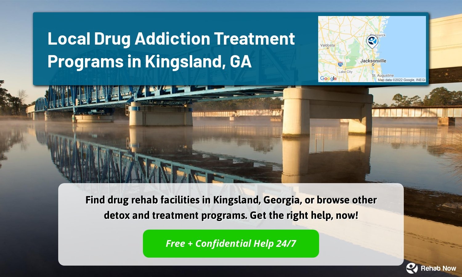 Find drug rehab facilities in Kingsland, Georgia, or browse other detox and treatment programs. Get the right help, now!