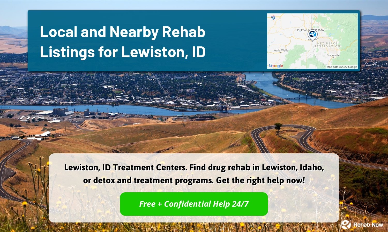 Lewiston, ID Treatment Centers. Find drug rehab in Lewiston, Idaho, or detox and treatment programs. Get the right help now!