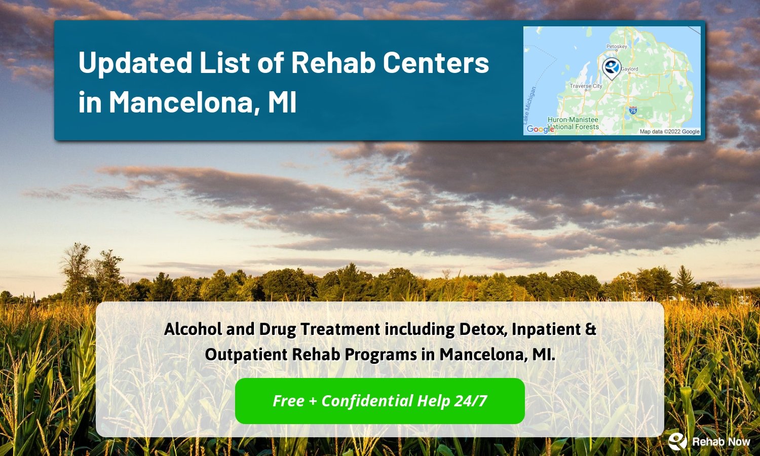 Alcohol and Drug Treatment including Detox, Inpatient & Outpatient Rehab Programs in Mancelona, MI.