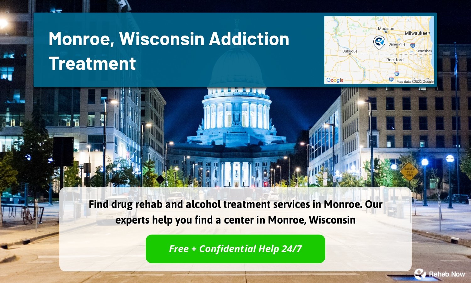 Find drug rehab and alcohol treatment services in Monroe. Our experts help you find a center in Monroe, Wisconsin