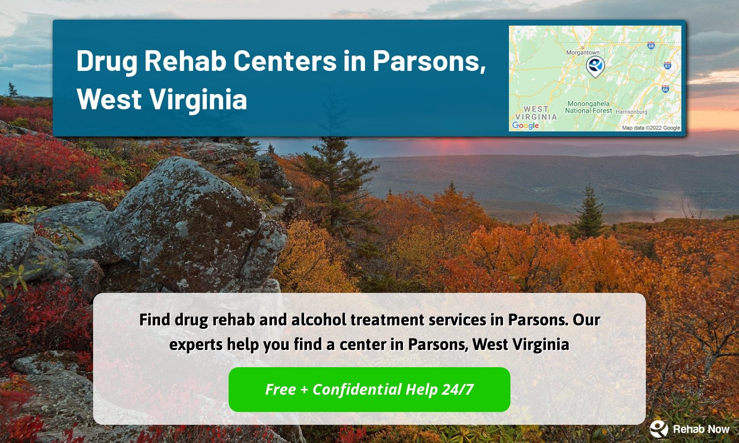 Find drug rehab and alcohol treatment services in Parsons. Our experts help you find a center in Parsons, West Virginia