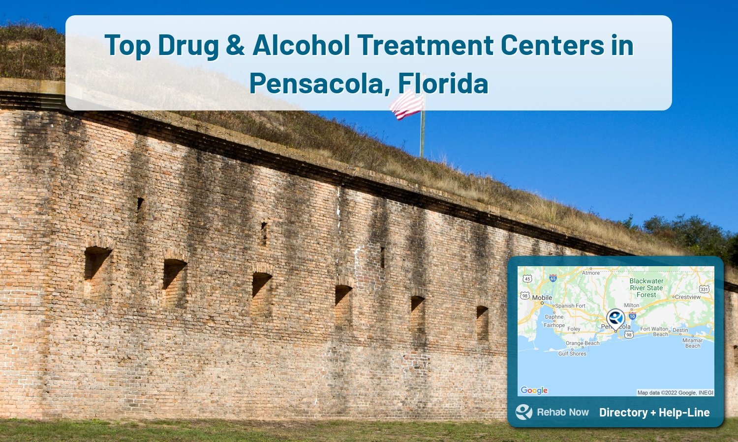 Ready to pick a rehab center in Pensacola? Get off alcohol, opiates, and other drugs, by selecting top drug rehab centers in Florida