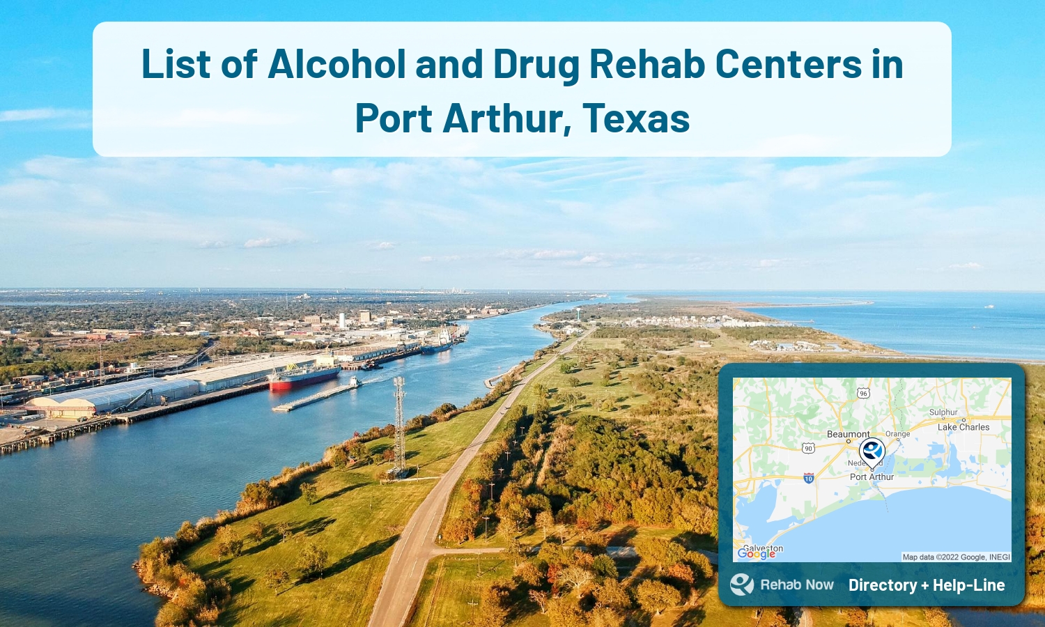 Need treatment nearby in Port Arthur, Texas? Choose a drug/alcohol rehab center from our list, or call our hotline now for free help.