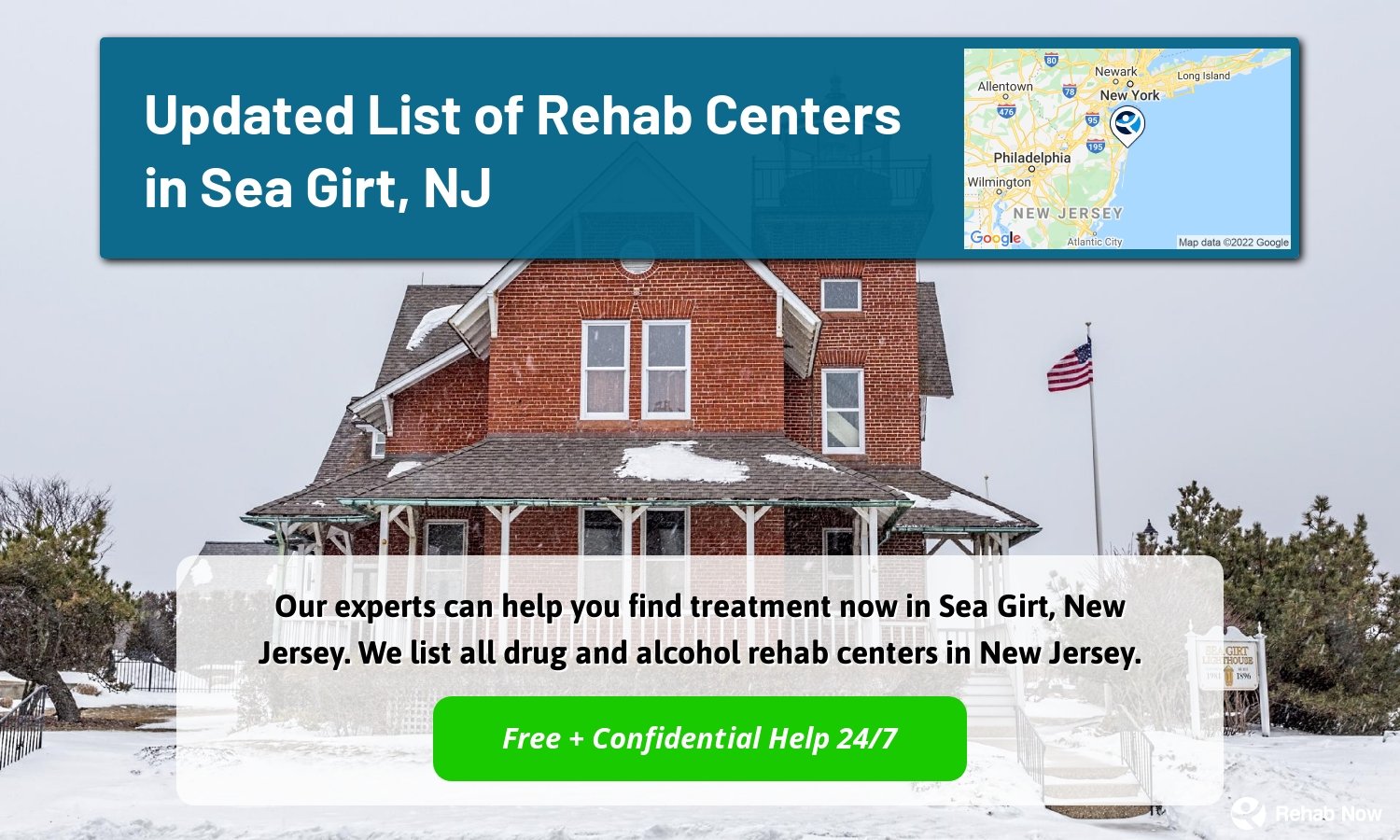 Our experts can help you find treatment now in Sea Girt, New Jersey. We list all drug and alcohol rehab centers in New Jersey.