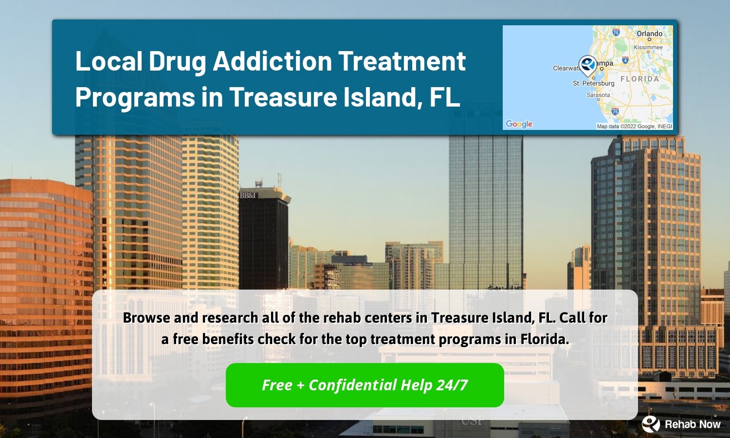 Browse and research all of the rehab centers in Treasure Island, FL. Call for a free benefits check for the top treatment programs in Florida.