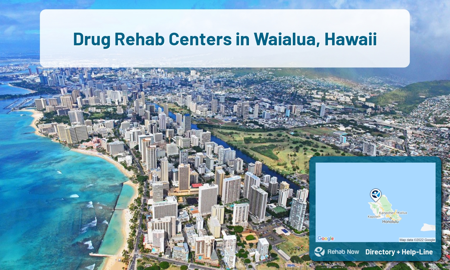Let our expert counselors help find the best addiction treatment in Waialua, Hawaii now with a free call to our hotline.
