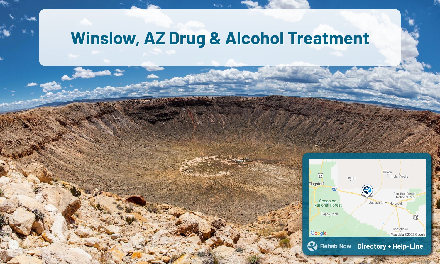 Ready to pick a rehab center in Winslow? Get off alcohol, opiates, and other drugs, by selecting top drug rehab centers in Arizona