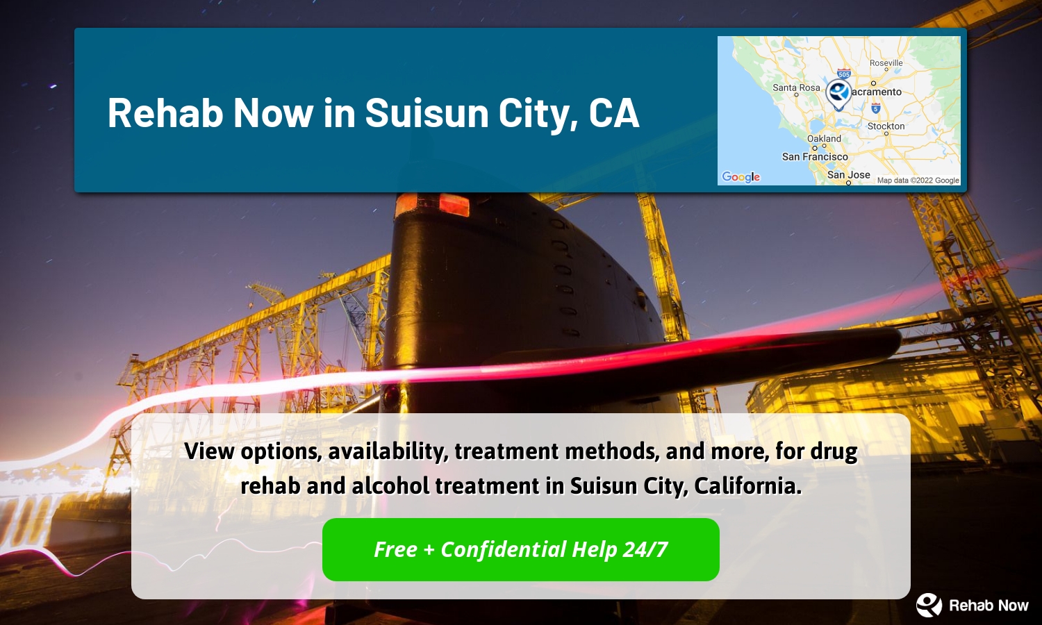 View options, availability, treatment methods, and more, for drug rehab and alcohol treatment in Suisun City, California.