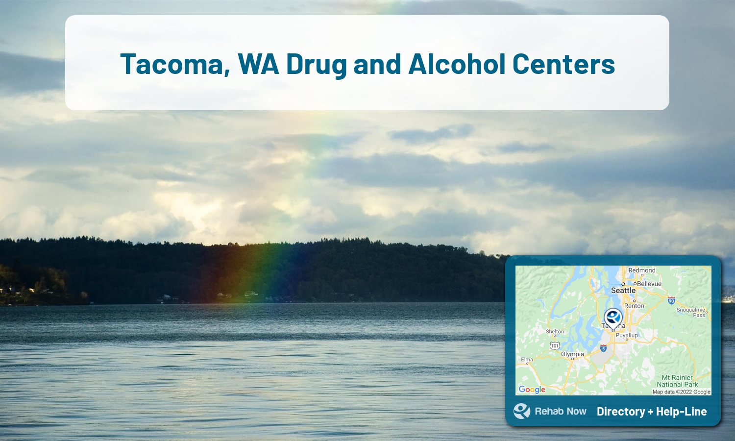 Ready to pick a rehab center in Tacoma? Get off alcohol, opiates, and other drugs, by selecting top drug rehab centers in Washington