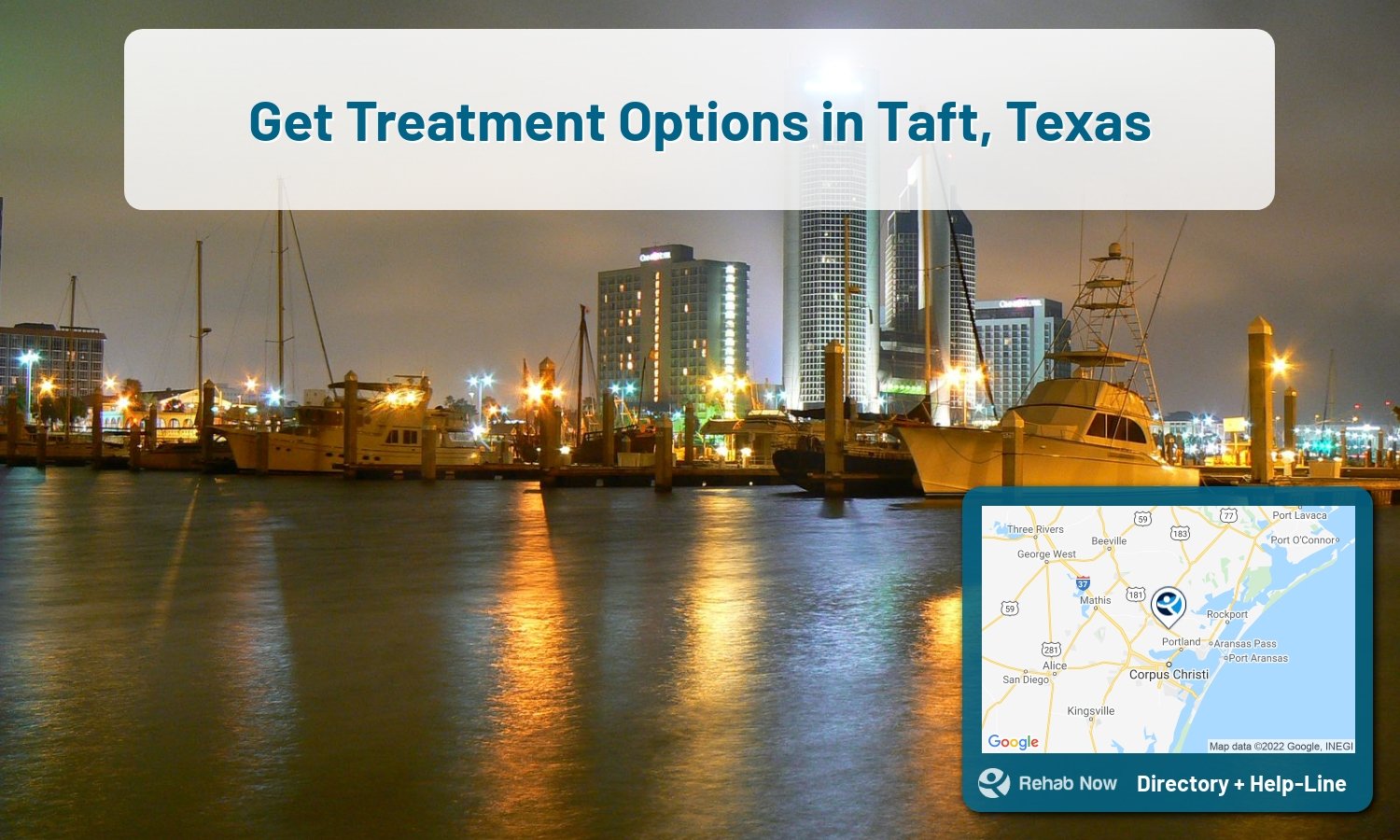 List of alcohol and drug treatment centers near you in Taft, Texas. Research certifications, programs, methods, pricing, and more.