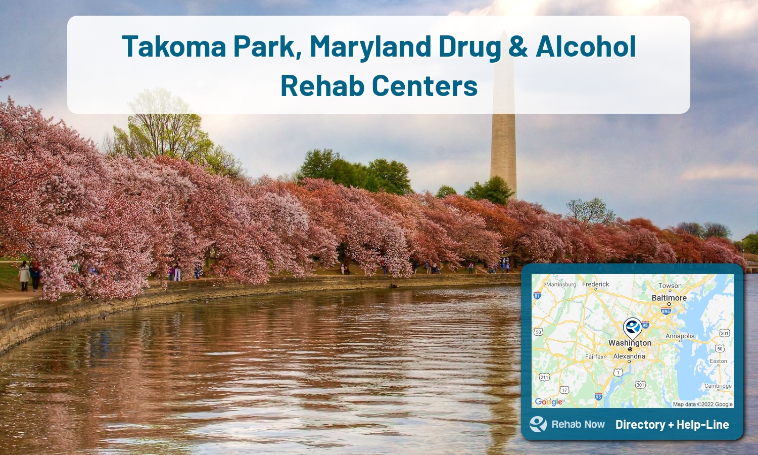View options, availability, treatment methods, and more, for drug rehab and alcohol treatment in Takoma Park, Maryland