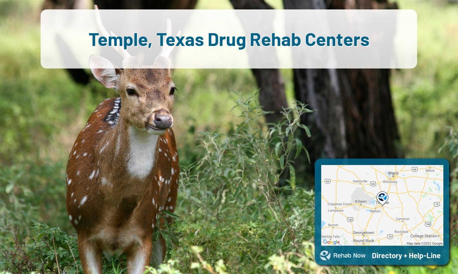 Our experts can help you find treatment now in Temple, Texas. We list drug rehab and alcohol centers in Texas.