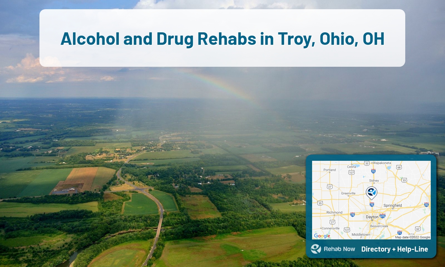 Find drug rehab and alcohol treatment services in Troy. Our experts help you find a center in Troy, Ohio