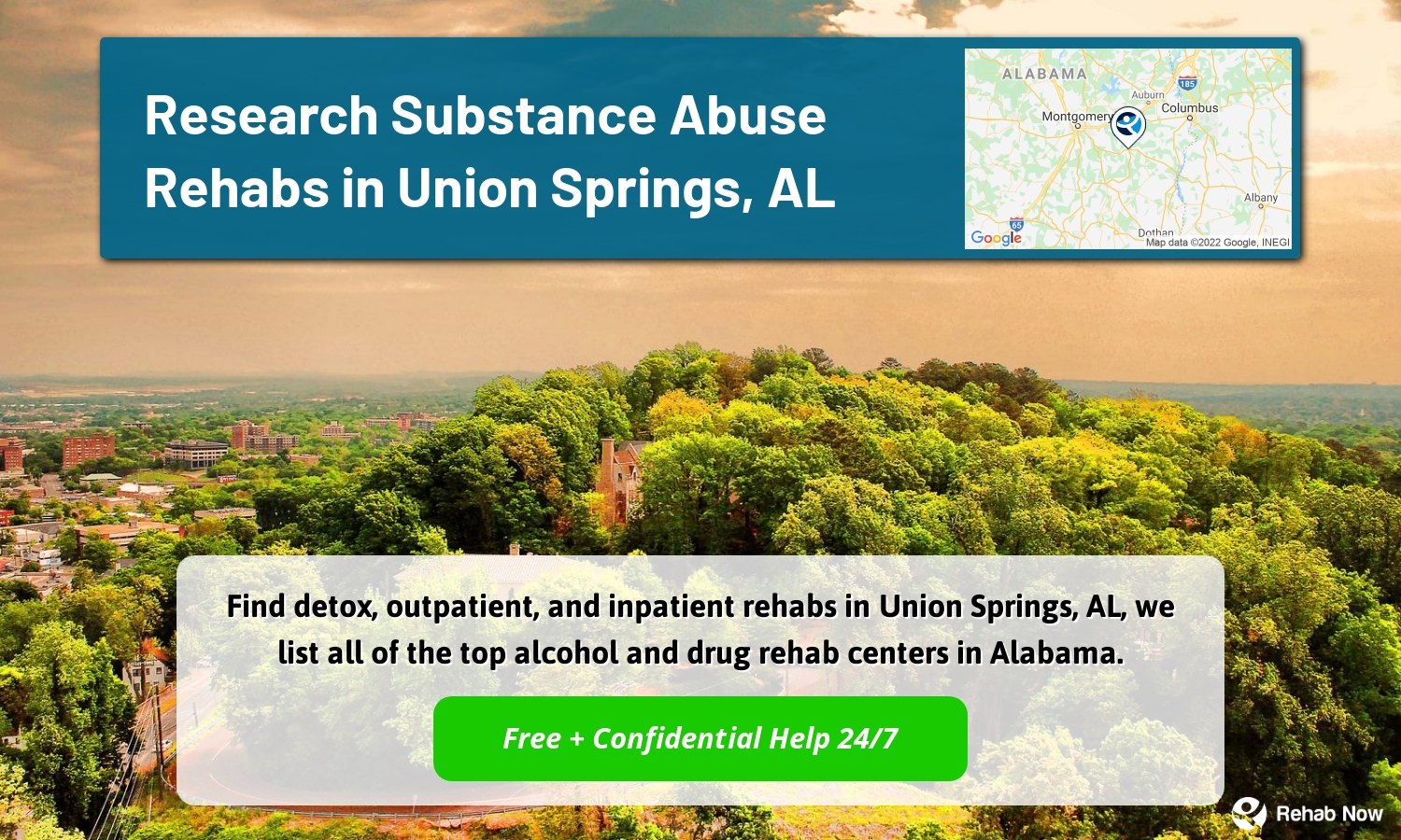 Find detox, outpatient, and inpatient rehabs in Union Springs, AL, we list all of the top alcohol and drug rehab centers in Alabama.