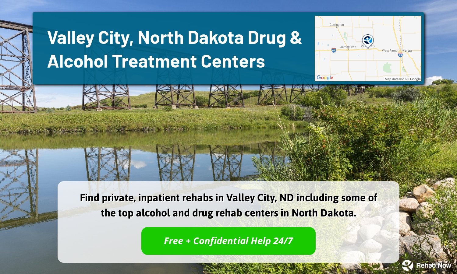 Find private, inpatient rehabs in Valley City, ND including some of the top alcohol and drug rehab centers in North Dakota.