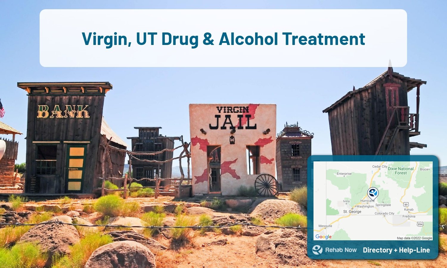 Let our expert counselors help find the best addiction treatment in Virgin, Utah now with a free call to our hotline.