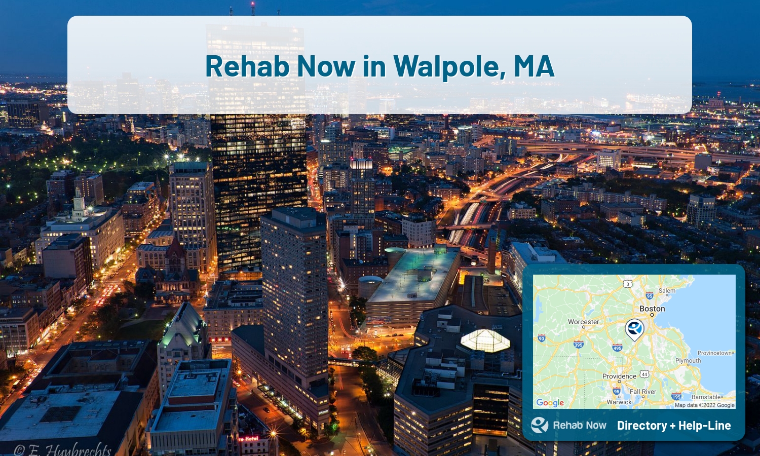 Let our expert counselors help find the best addiction treatment in Walpole, Massachusetts now with a free call to our hotline.