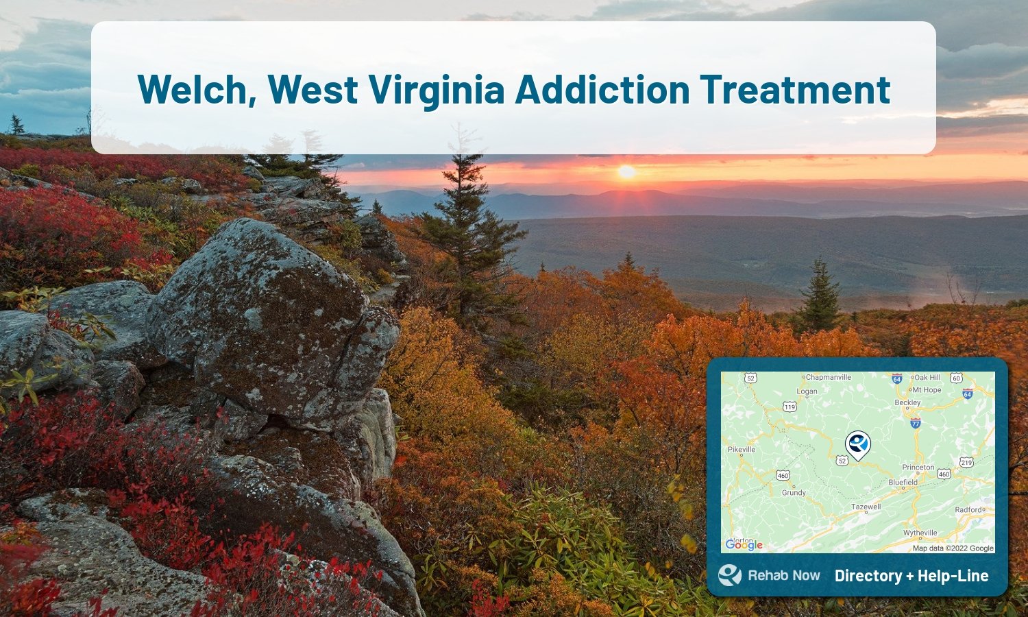 Find drug rehab and alcohol treatment services in Welch. Our experts help you find a center in Welch, West Virginia