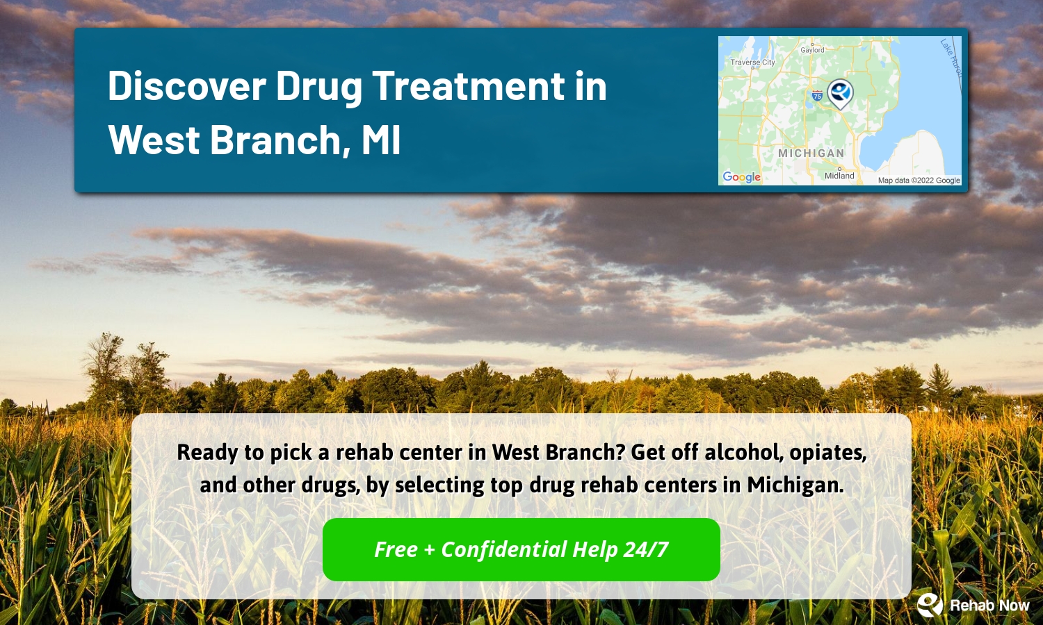 Ready to pick a rehab center in West Branch? Get off alcohol, opiates, and other drugs, by selecting top drug rehab centers in Michigan.