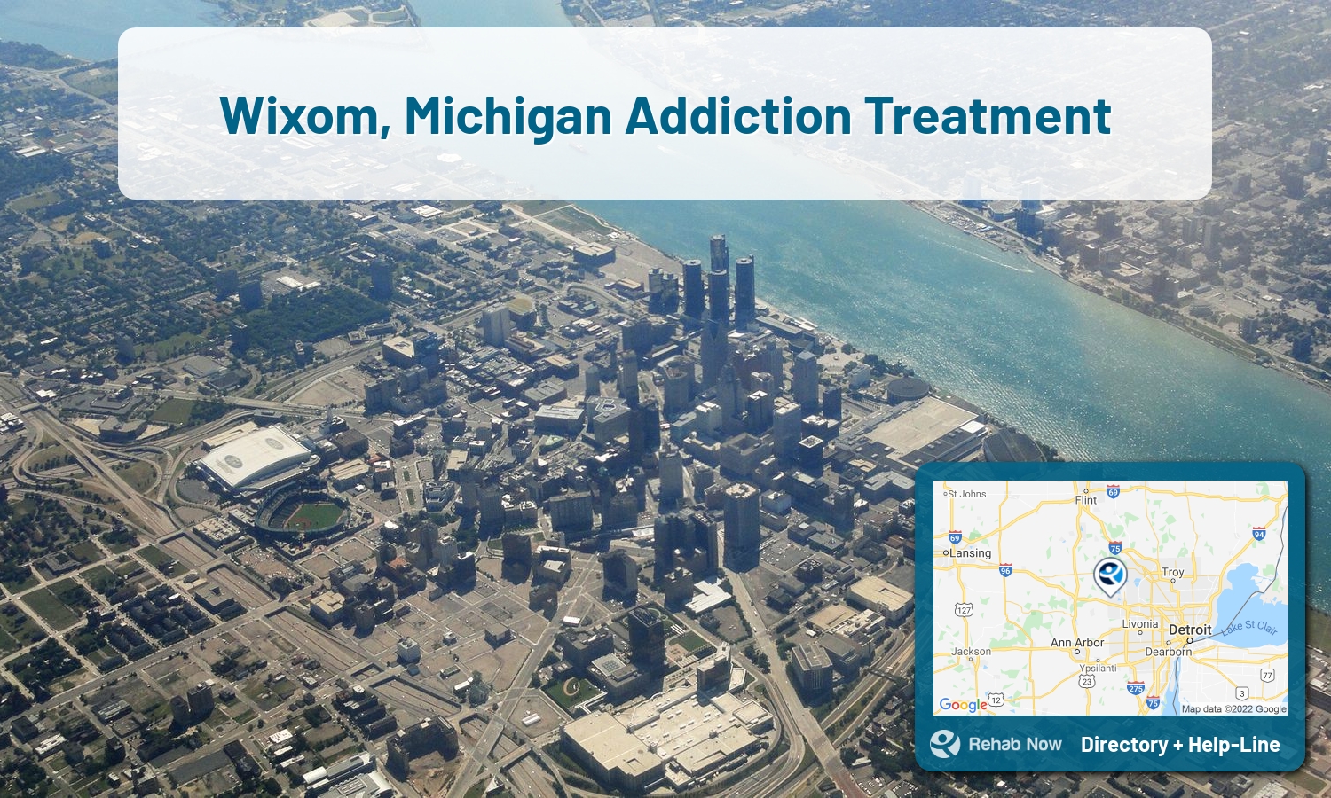 Drug rehab and alcohol treatment services near you in Wixom, Michigan. Need help choosing a center? Call us, free.